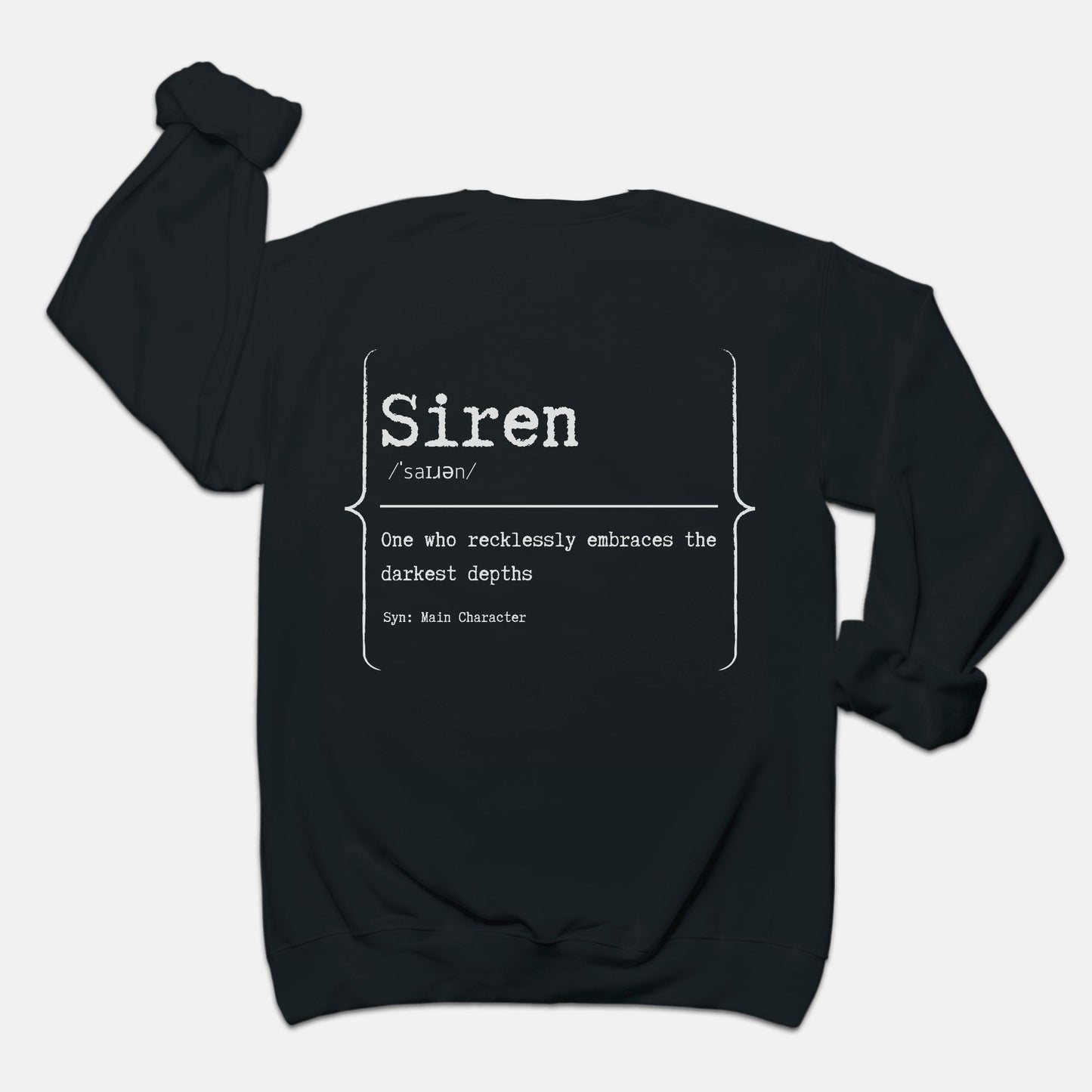 Siren Crewneck (Black or White)