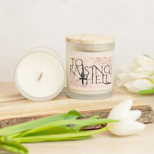 To Raising Hell Woodwick Candle (Hand Poured 11 oz)