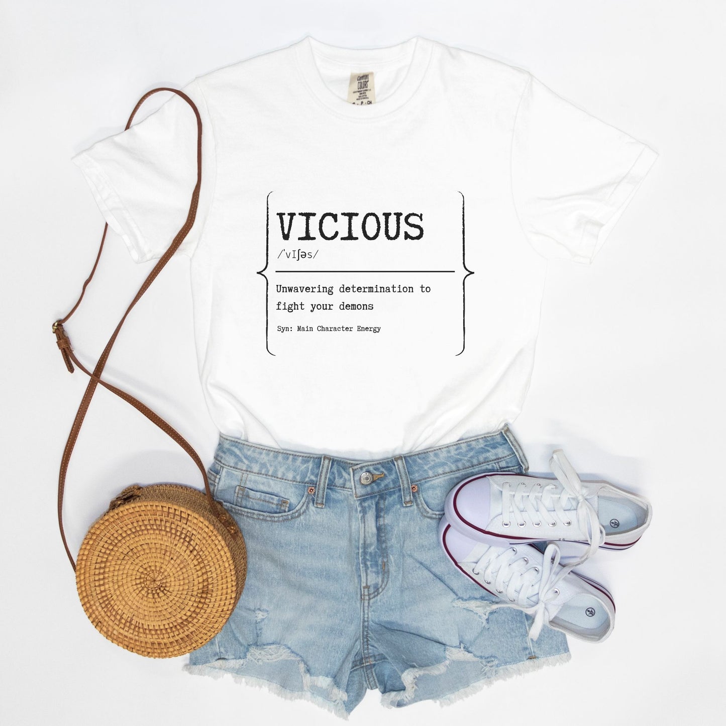 Vicious TShirt (Black or White)