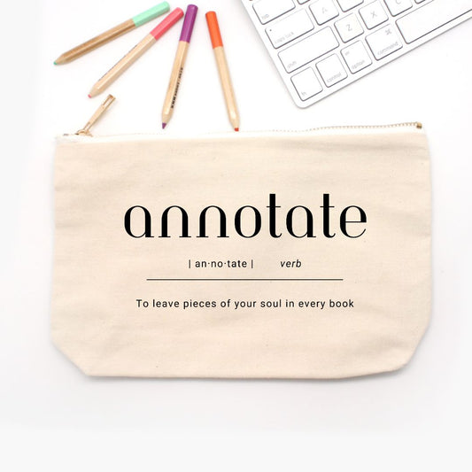 Definition - Canvas Pencil Bag